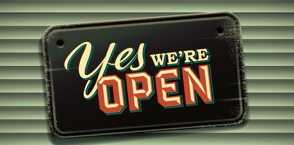 We're Open and Ready to Help!